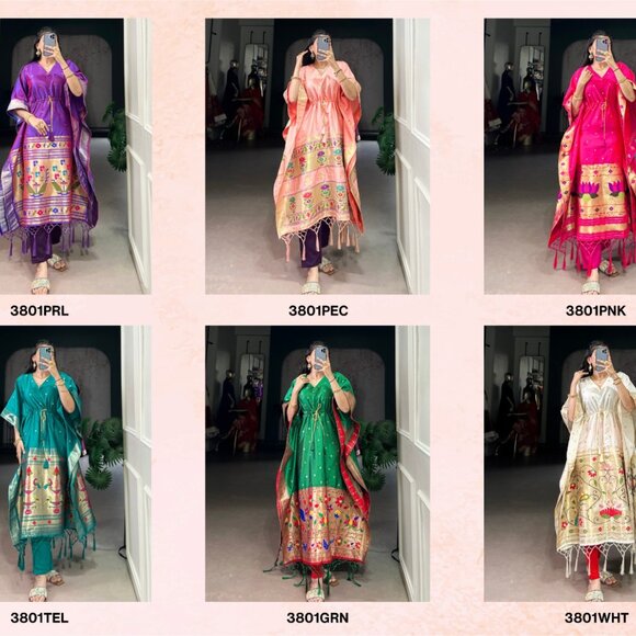 JACQUARD KAFTAN - Picture 11 of 12